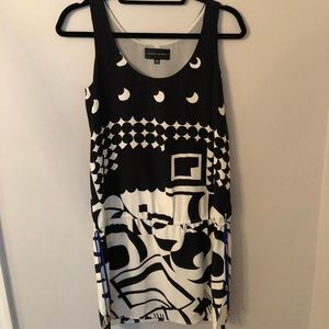 Corey Lynn Calter black and white graphic dress